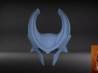 Heimdal Cosplay Helmet for 3d printing 3D model