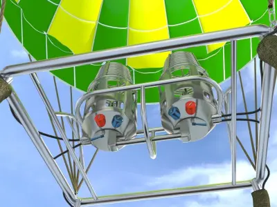 Balloon Air hot 3D model