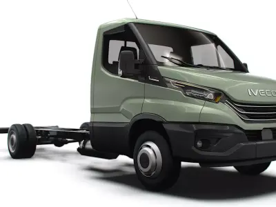 Iveco Daily Single Cab L5 Chassis 2024 3D model
