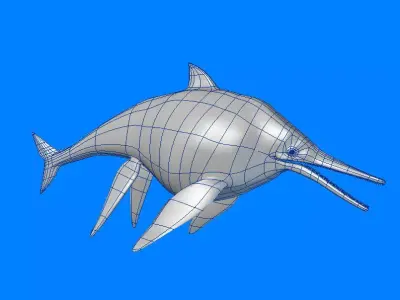 Shonisaurus Dinosaur 3D model