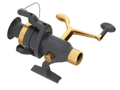 Fishing bate reel Low-poly 3D model