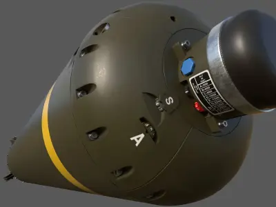 CBU-87 Combined Effects Munition 3D model