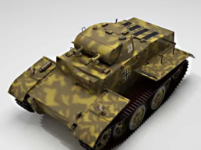 Panzer I Ausf F   VK1801 3D model