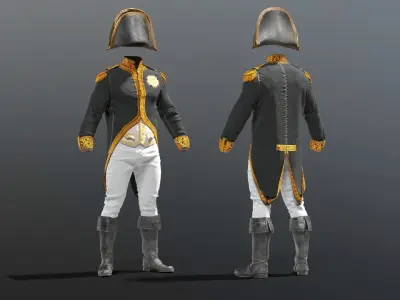 SOLDIER French NAPOLEON 3D model
