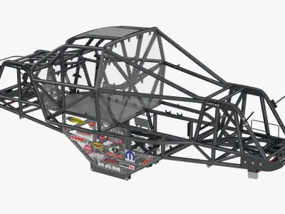 Monster Truck Bigfoot Frame 3D model