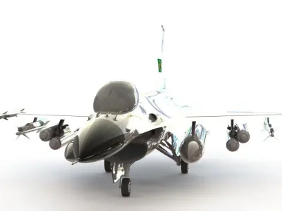 F-16 Fighting Falcon Free low-poly 3D model