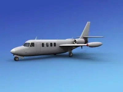 IAI Westwind I Bare Metal 3D model