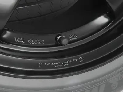 Nismo Rueda de Carrera Realistas Modelo 3D 3D model