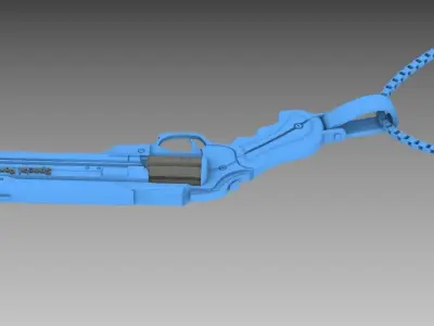 Gun Pendant Design 3D print model