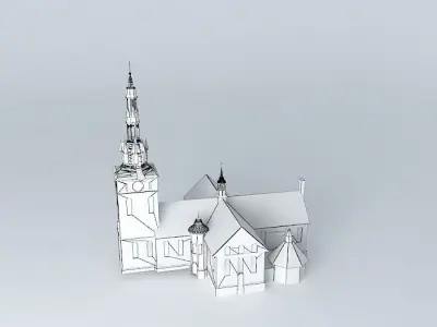 Oslo Cathedral Free 3D model