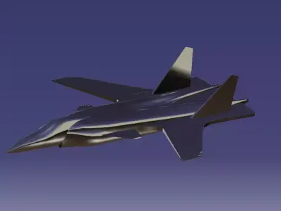 Russian war plane model 3D model