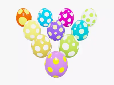 Dinosaur egg 3D model