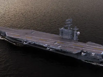 USS Nimitz Bundle 3D model