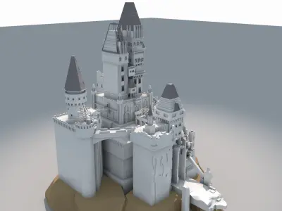 Castle Ruins 3D model