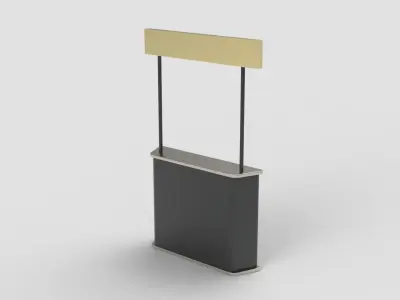 Advertising Stand 3D model