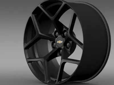Chevrolet Camaro Z28 2014 rim 3D model