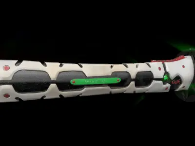 Cyberpunk style katana Low-poly 3D model