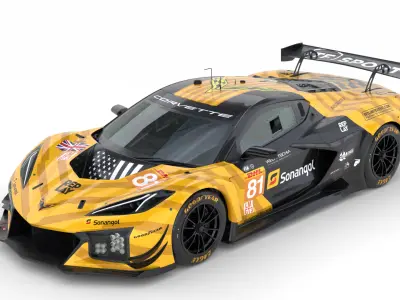 Corvette Z06 GT3 R 2024  3D model