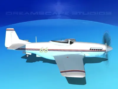 P-51 Mustang Sport V13 3D model