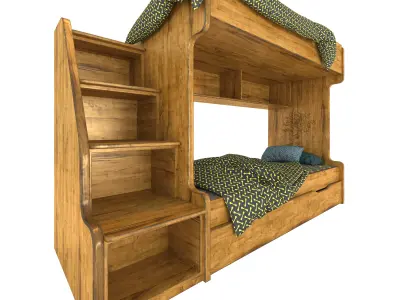 childern bed Free 3D model