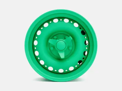 15x8 Dunlop D Type Wheel and Brake 3D print model
