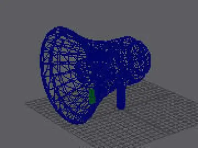 Alarm speaker Free 3D model