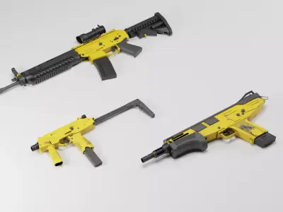 CS2 Bulldozer Collection 3D model