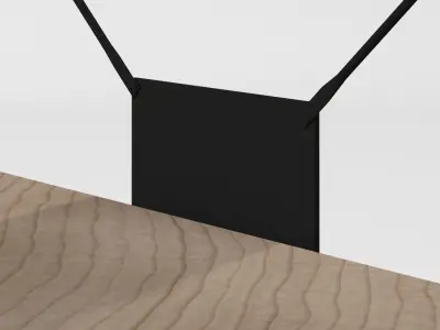 Shelve VANBORG for office interior Free low-poly 3D model