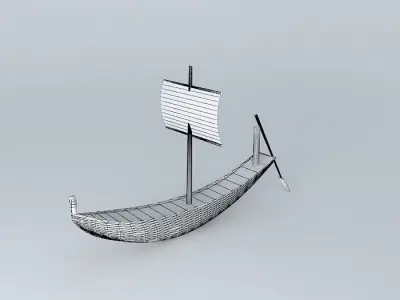 Egyptian Vessel Free 3D model