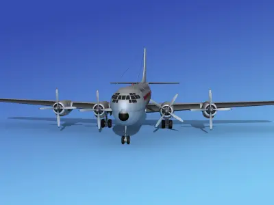 Boeing 377 Stratocruiser 1 3D model