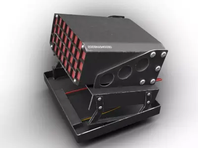 Flare dispenser 3D model