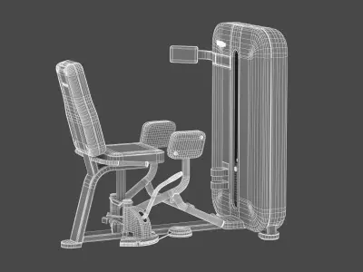 Technogym Selectorized Artis Abductor 3D model