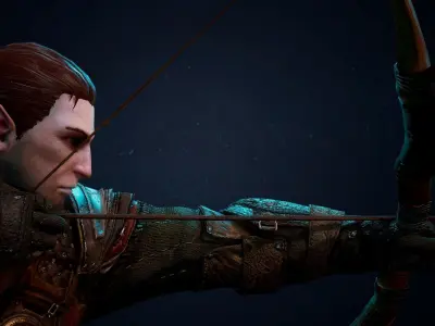 Archer Lambert Game Ready Model Low-poly 3D model