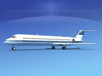 Douglas DC-9-50 Executive 2 3D model