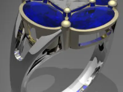 Rendering Anelli Free 3D model