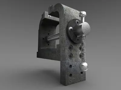 Mechanical vice Free 3D model