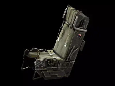 Pilot Ejection Seat 3D model