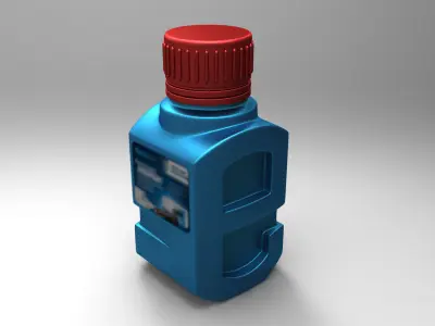 Toner Bottle Free 3D model