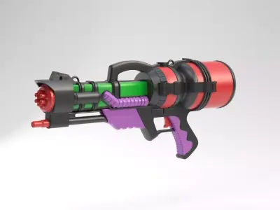 Big Plastic Water Gun 3D model
