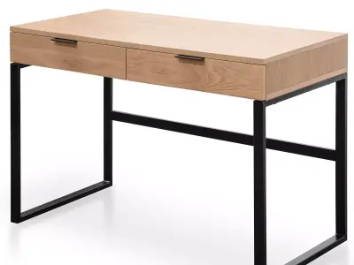 Wood Desk  Free 3D model