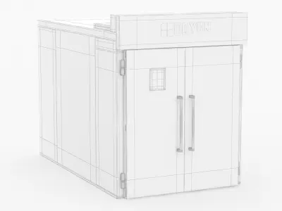 Doyon KDPR23 Knockdown Retarder Proofer Cabinet 3D model