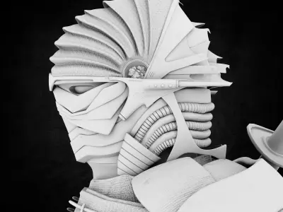 Warrior Helmet Ancient Low-poly 3D model