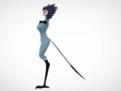 Fem Stolas 3D model
