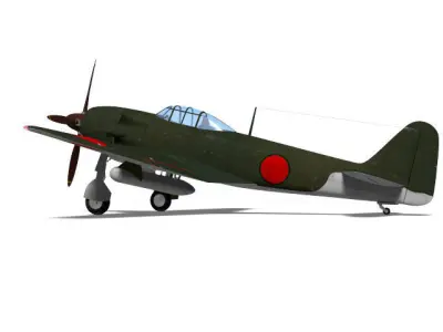 Kawanishi j6k1 jinpu 3D model