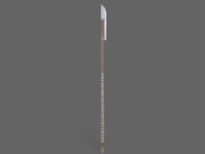 PBR Polearm V3c Low-poly 3D model
