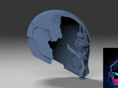Ironman Mark50 Damaged ready to 3d print 3D model