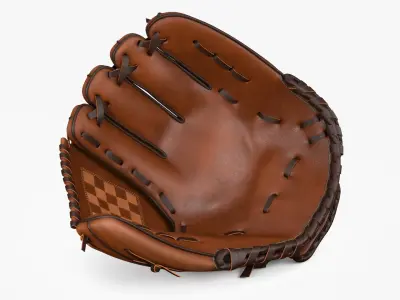Baseball Glove 8K PBR Textures 3D model