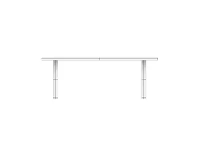 Modern Table Free 3D model order