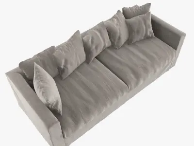 Decotique le grand three seat air sofa 3D model