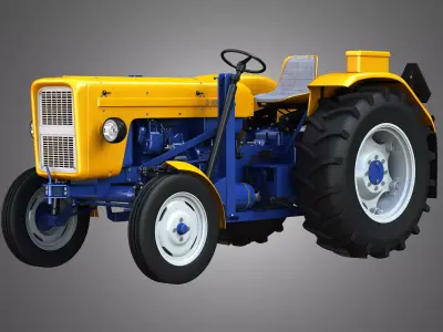 Ursus C-355 Tractor 3D model